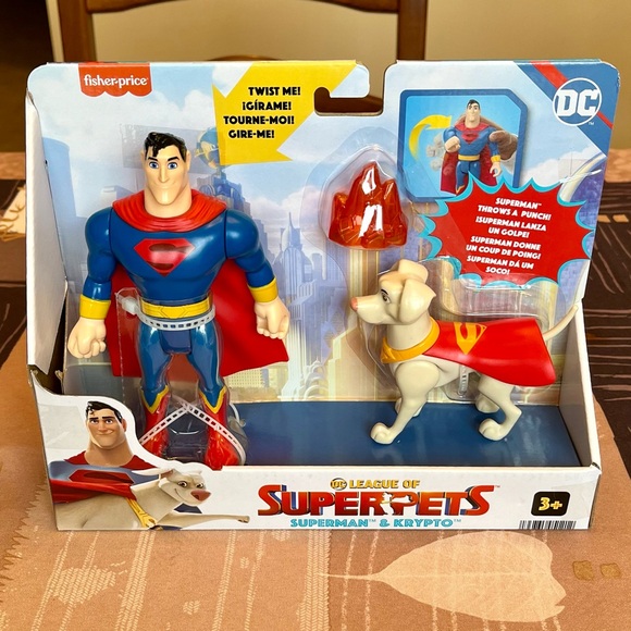 Fisher-Price League Of Superpets Other - Fisher-Price DC League Of Superpets Superman & Krypto Set